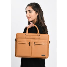 Vaku Luxos ® Marcella 16 inch Laptop Bag Sleeve Premium Messenger Bag For Men and Women