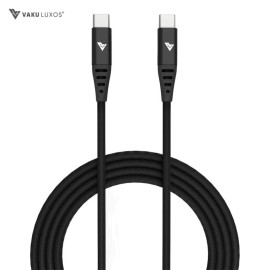 DR VAKU ® DuraTuff USB C to USB C Power Delivery MFi Certified Fast Charging Data Sync Cable for iPhone 15 Series