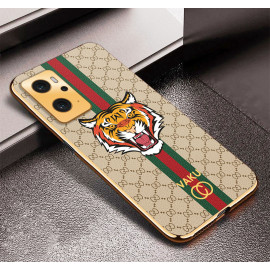 Vaku ® Oppo K10 4G Lynx Designer Leather Pattern Gold Electroplated Soft TPU Back Cover Case