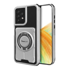 Vaku Luxos ® Samsung Galaxy A53 5G Axion Armor Military Grade Protective Case with Magnetic Ring Holder Kickstand Back Cover