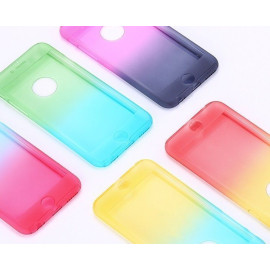 Vaku ® Apple iPhone 6 / 6S 360 Full Protection Dual-Colour Finish 3-in-1 Ultra-thin Slim Front Case + Tempered + Back Cover