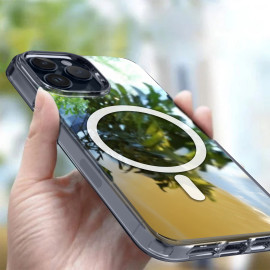 eller santé ® Apple iPhone 16 Pro Pureview MagPro Series Clear TPU Shockproof Scratch Resistant, Military-Grade Protection Back Cover