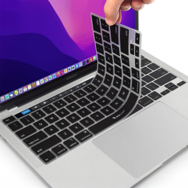 Dr. Vaku ® Premium Ultra-Thin Silicone Keyboard Cover Compatible for MacBook Pro 13-inch with M1 chip