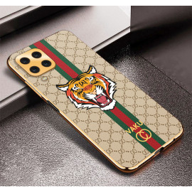 Vaku ® Samsung Galaxy M53 Lynx Leather Stitched Gold Electroplated Soft TPU Back Cover Case