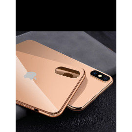 Vaku ®  For Apple iPhone X / XS Chromaina 2 Wireless Edition Soft Chrome 4 Frames Plus Ultra-Thin Back Cover