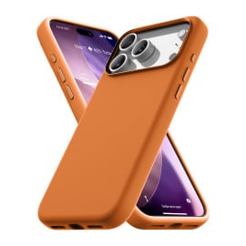 Vaku Luxos ® Apple iPhone 17 Pro Liquid Silicone Slim Protective Shockproof Phone Back Cover with Anti-Scratch Microfiber Lining