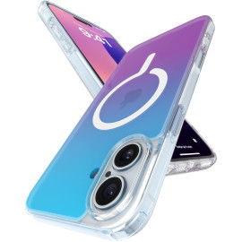Vaku Luxos ® Apple iPhone 16 Plus Infinity MagPro Gradient Colored 6.5 Feet Drop Protection Shockproof Certified Mag-Safe Back Cover