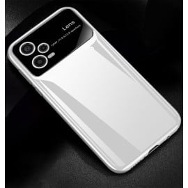 Vaku ® Xiaomi Redmi Note 12 Pro Polarized Large Window Glass Camera Protector Dual Layer Shockproof Back Cover