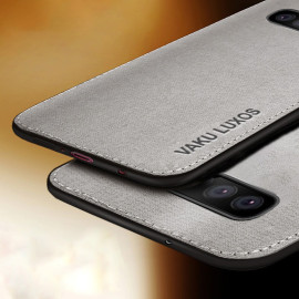 Vaku ® Samsung Galaxy S10 Luxico Series Hand-Stitched Cotton Textile Ultra Soft-Feel Shock-proof Water-proof Back Cover