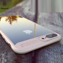 Vaku ® Apple iPhone 8 Kowloon Series Top Quality Soft Silicone 4 Frames + Ultra-thin Transparent Cover