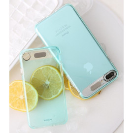 Vorson ® Apple iPhone 7 Plus Lucid Series Smooth Double Executive Stitching Leather Shell Back Cover