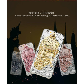 Remax ® Apple iPhone 6 / 6S Lucky Ganesha Spiritual 3D Cameo Metal Electroplating PC Back Cover