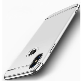 VAKU ® Apple iPhone X Ling Series Ultra-thin Metal Electroplating Splicing PC Back Cover