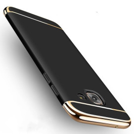 Vaku ® Samsung Galaxy J7 Prime / J7 Prime 2 Ling Series Ultra-thin Metal Electroplating Splicing PC Back Cover