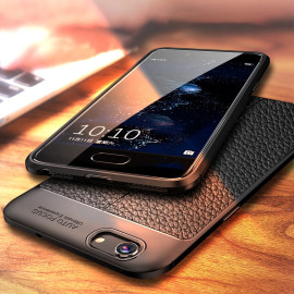 Vaku ® Xiaomi Redmi Y1 Lite Kowloon Leather Stitched Edition Top Quality Soft Silicone 4 Frames + Ultra-Thin Back Cover