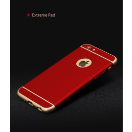 Vaku ® Apple iPhone 6 Plus / 6S Plus 360 Full Protection Metallic Finish 3-in-1 Ultra-thin Slim Front Case + Tempered + Back Cover