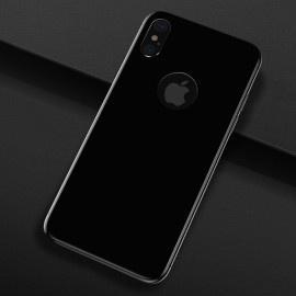 Dr. Vaku ® Apple iPhone X / XS Reflective 0.3mm 9H Hardness Gloss Finish Back Tempered
