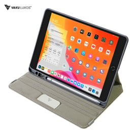 Vaku ® TUNGSTEN  Apple iPad Pro 11-inch 3rd|4th Gen 360 Degree Multi-Utility Round Rotating Stand Protection with Pencil Holder Case