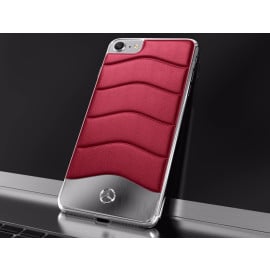 Mercedes Benz ® Apple iPhone SE 2020 Concept S Coupe Series Electroplated Metal + Leather Hard Case Back Cover