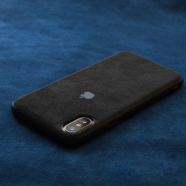 Vaku ® Apple iPhone X / XS Pure Alcantara leather Case