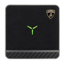 Lamborghini ® Huracan D10 Genuine Leather Carbon Fiber Wireless Charging Pad