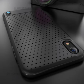 BMW ® iPhone XR Dotted M4 Coupe Leather Edition Back Cover
