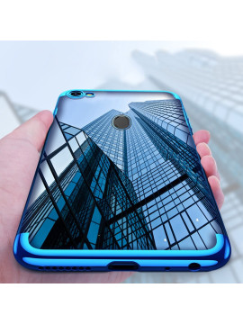 Vaku ® OPPO F5 Youth CAUSEWAY Series Top Quality Soft Silicone 4 Frames + Ultra-thin Transparent Cover