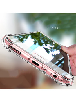 Vaku ® Oppo A37 PureView Series Anti-Drop 4-Corner 360° Protection Full Transparent TPU Back Cover Transparent
