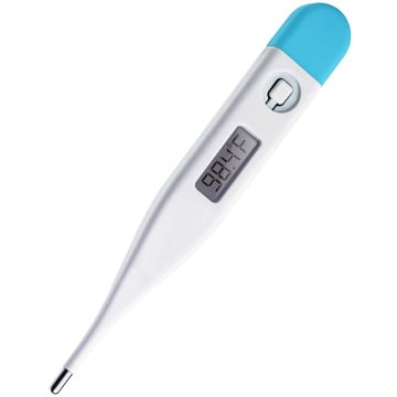 DR VAKU® Digital Thermometer for Adults & Babies Fast Oral & Underarm Temperature Measurement Celsius & Fahrenheit Water-Resistant