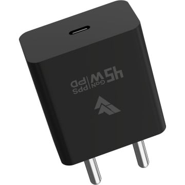 Dr Vaku® ROGUE 45W PD GaN Charger Type C Adapter for iPhone 16/16 Plus/16 Pro/16 Pro Max, 15/14/13/12 Series, Samsung & All Android Devices USB-C Fast Charger