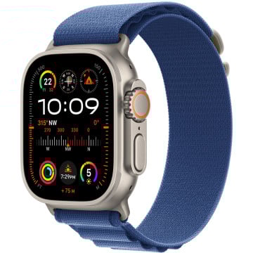 Vaku ® Alpino Apple watch Strap Nylon Loop for 42|44|45|49mm Adjustable Band