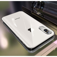 Vaku ® Apple iPhone X / XS Metal Camera Ultra-Clear Transparent View with Anodized Aluminium Finish Back Cover