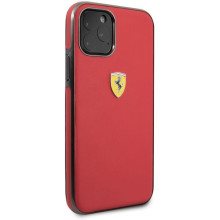 Scuderia Ferrari ® F8 Tributo Design Apple iPhone 11 Pro Max Metallic Finish Back Cover -Red