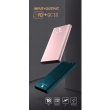 Dr. Vaku ® Magnus 10000 mAh Power Bank with 3A Fast Charging Dual USB QC 3.0 with Type-C and Micro USB