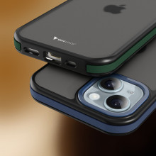 Vaku Luxos ® Apple iPhone 15 Elemento Drop Protection Shockproof Guard Corner Frosted Back Cover