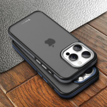 Vaku Luxos ® Apple iPhone 15 Pro Max Elemento Drop Protection, Shockproof Guard Corner Frosted Back Cover