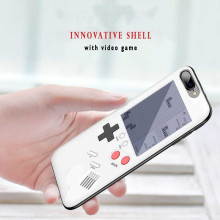 Vaku ® Apple iPhone 7 Plus Retro Video Gaming Console 26 in 1 Games Like Tetris, Shooting, Racing, Tank, Memory etc. + Drop-Protection Back Cover