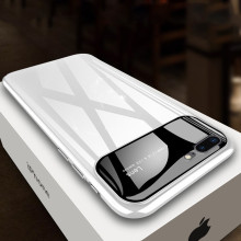Vaku ® Apple iPhone 7 Plus Polarized Glass Glossy Edition PC 4 Frames + Ultra-Thin Case Back Cover