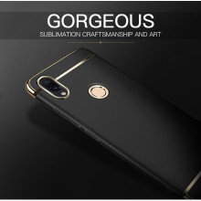 Vaku ® Xiaomi Redmi Note 7 / Note 7 Pro Ling Series Ultra-thin Metal Electroplating Splicing PC Back Cover