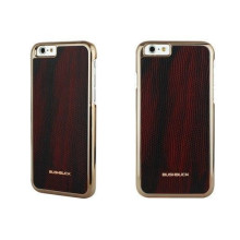 Bushbuck ® Apple iPhone 6 Plus / 6S Plus Metallic Bumper Baronage Dual-Tone Leather Back Cover