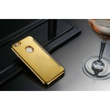 Vaku ® Apple iPhone 6 Plus / 6S Plus Mate Smart Awakening Mirror Folio Metal Electroplated PC Flip Cover