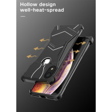 VAKU ® Apple iPhone XR Magnetic Panther Aluminium Metal Shock-Proof Anti-Fall Bumper Back Cover