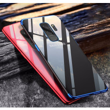 Vaku ® Samsung Galaxy S9 Plus CAUSEWAY Series Electroplated Shine Bumper Finish Full-View Display + Ultra-thin Transparent Back Cover