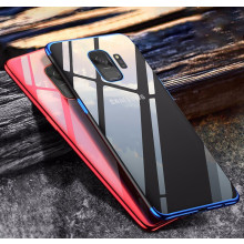 Vaku ® Samsung Galaxy S9 CAUSEWAY Series Electroplated Shine Bumper Finish Full-View Display + Ultra-thin Transparent Back Cover