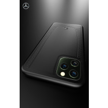 Mercedes Benz ® Apple iPhone 11 Pro Max Urban Collection Genuine Smooth Leather Back Cover