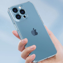 Vaku Luxos ® Apple iPhone 13 / 13 Mini / 13 Pro / 13 Pro Max Celero Soft Lens Protection Transparent TPU Back Cover [ Only Back Cover ]