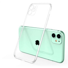 Vaku ® Apple iPhone 11 Clear Lens Protection Transparent TPU Back Cover