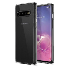 Vaku ® Samsung S10 Bayer Series with Anti yellow + Anti explosion TPE Case Back Cover