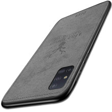 Vaku ® Samsung Galaxy A51 Deer Series Hand-Stitched Cotton Textile Ultra Soft-Feel Shock-proof Water-proof Back Cover
