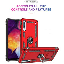 Vaku ® Samsung Galaxy A50S Hawk Ring Shock Proof Cover with Inbuilt Kickstand